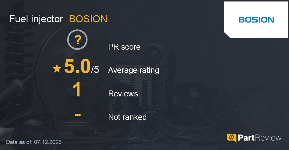Reviews of BOSION fuel injector
