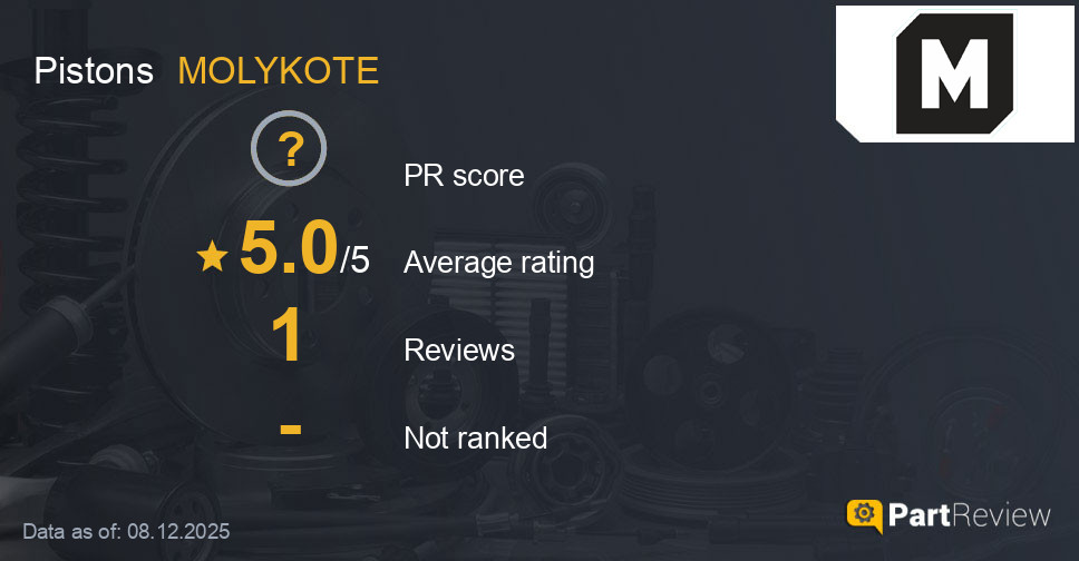 Reviews of MOLYKOTE pistons