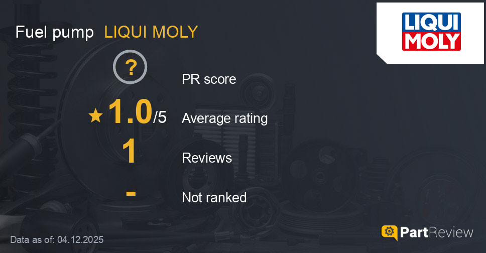 Reviews of LIQUI MOLY fuel pump