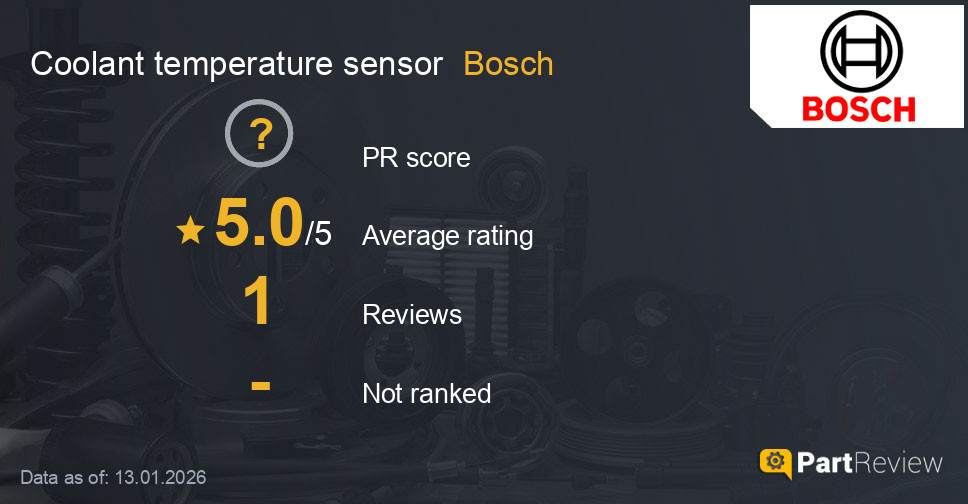 Reviews of Bosch coolant temperature sensor