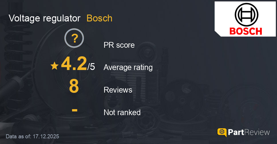 Reviews of Bosch voltage regulator
