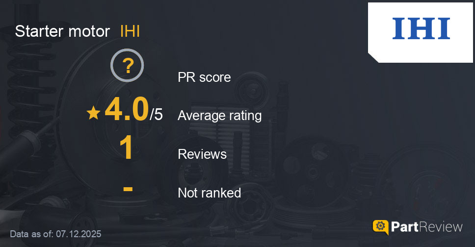 Reviews of IHI starter motor