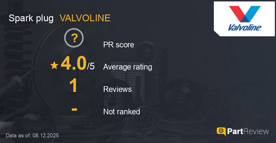 Reviews of VALVOLINE spark plug