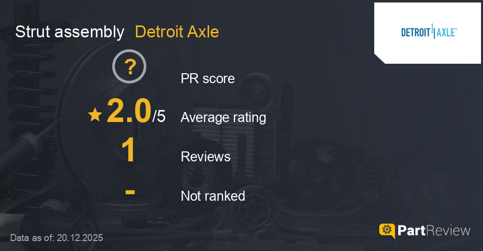 Reviews of Detroit Axle strut assembly