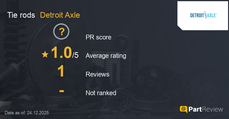 Reviews of Detroit Axle tie rods