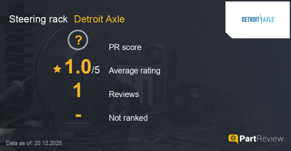 Reviews of Detroit Axle steering rack