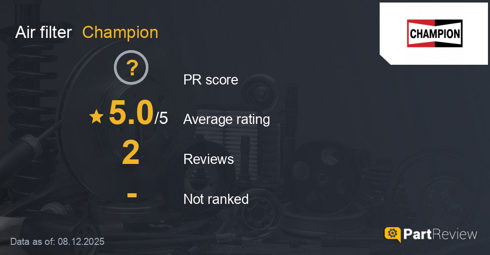 Reviews of Champion air filter