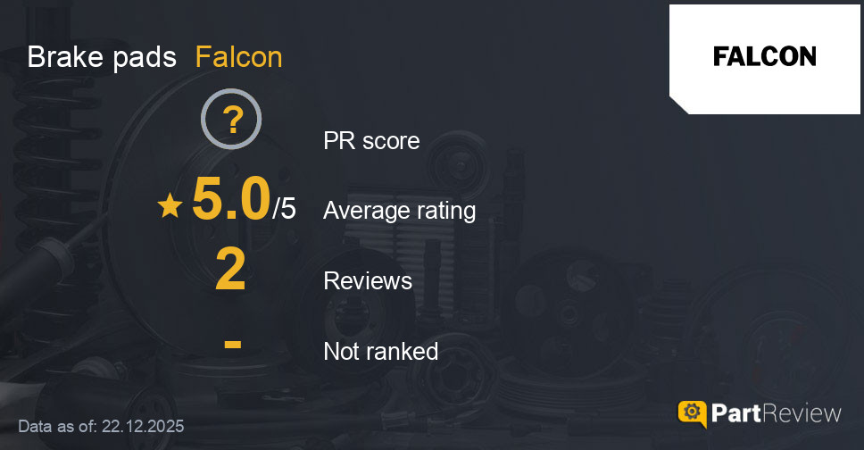 Reviews of Falcon brake pads