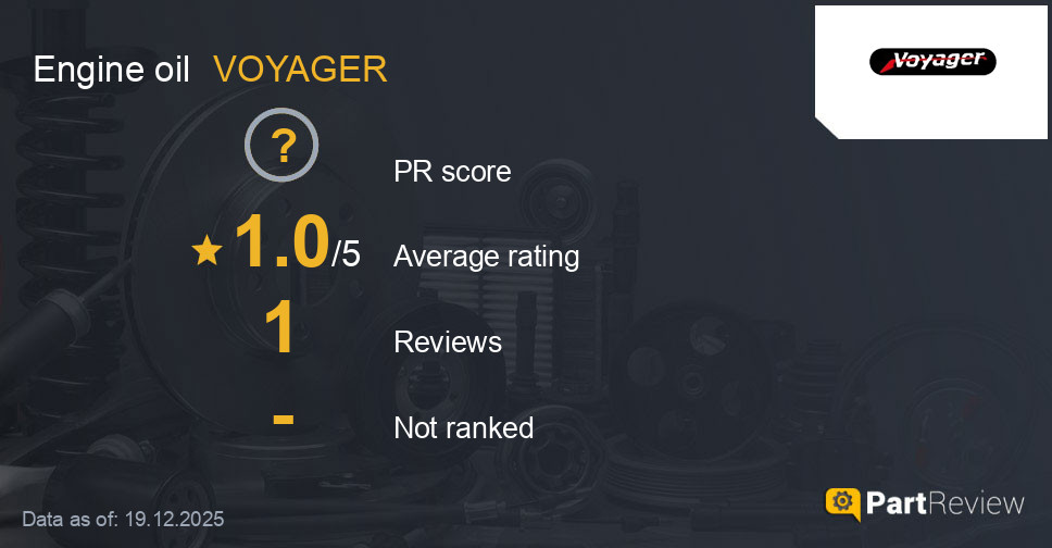 Reviews of VOYAGER engine oil