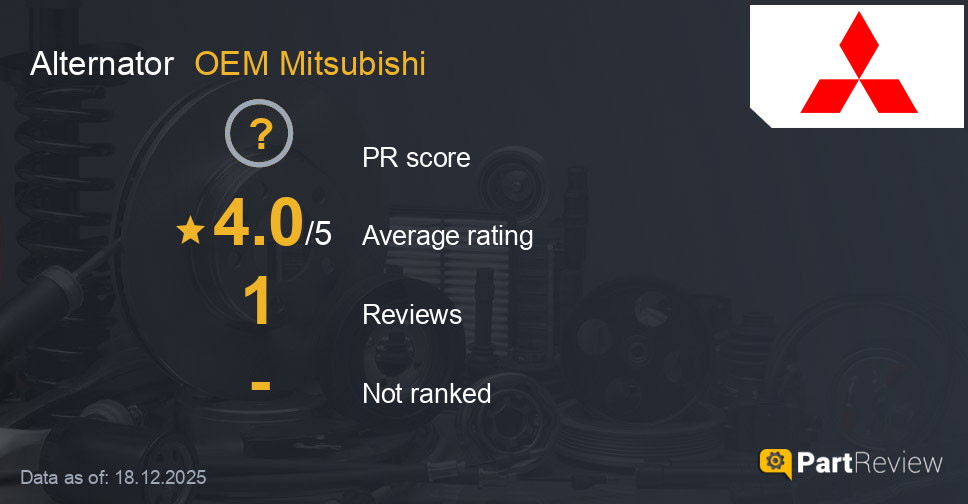 Reviews of OEM Mitsubishi alternator