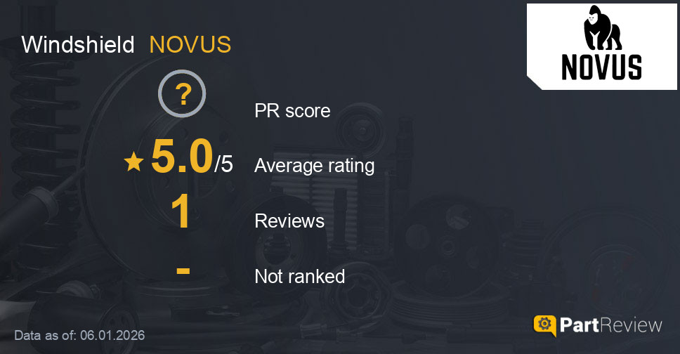 Reviews of NOVUS windshield