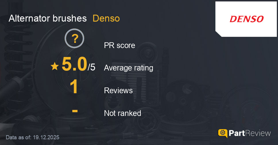 Reviews of Denso alternator brushes