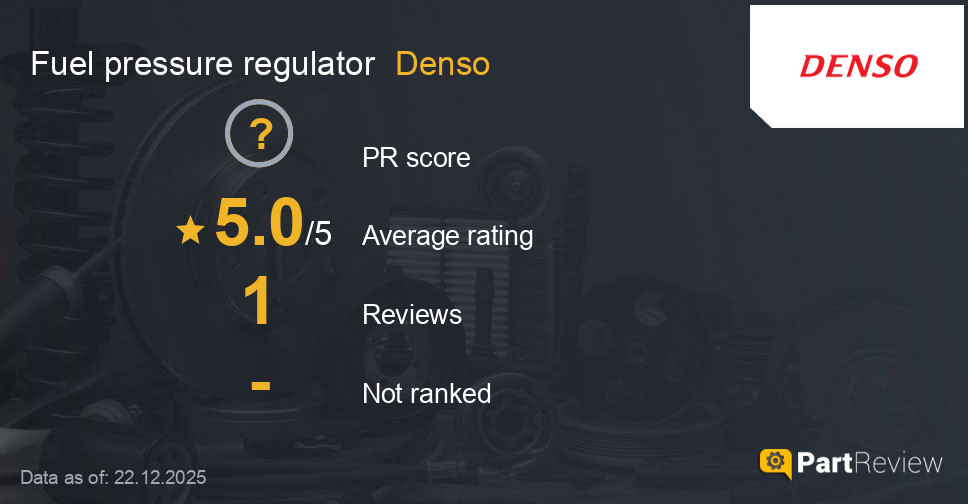 Reviews of Denso fuel pressure regulator