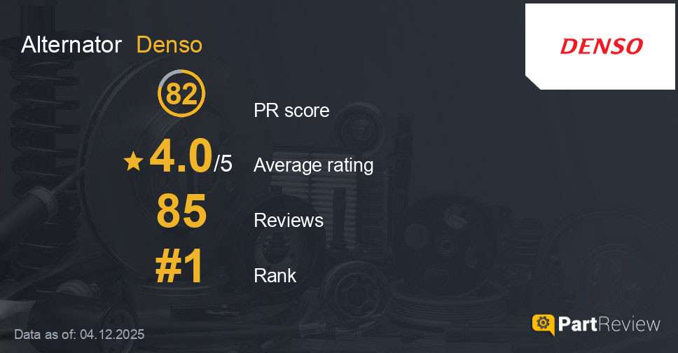 Reviews of Denso alternator