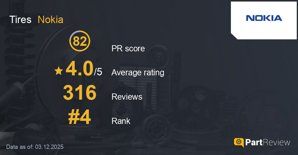 Reviews of Nokia tires