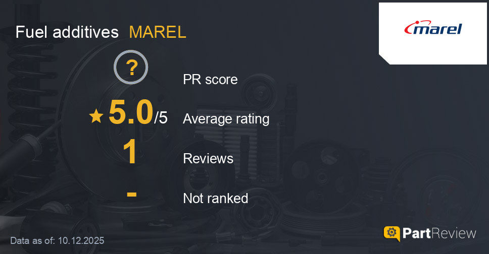 Reviews of MAREL fuel additives