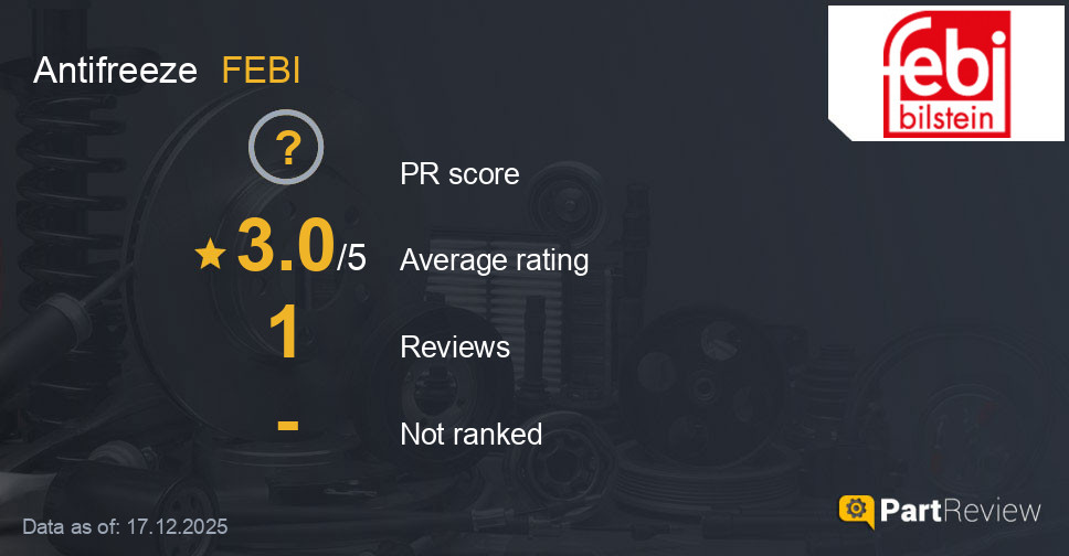 Reviews of FEBI antifreeze
