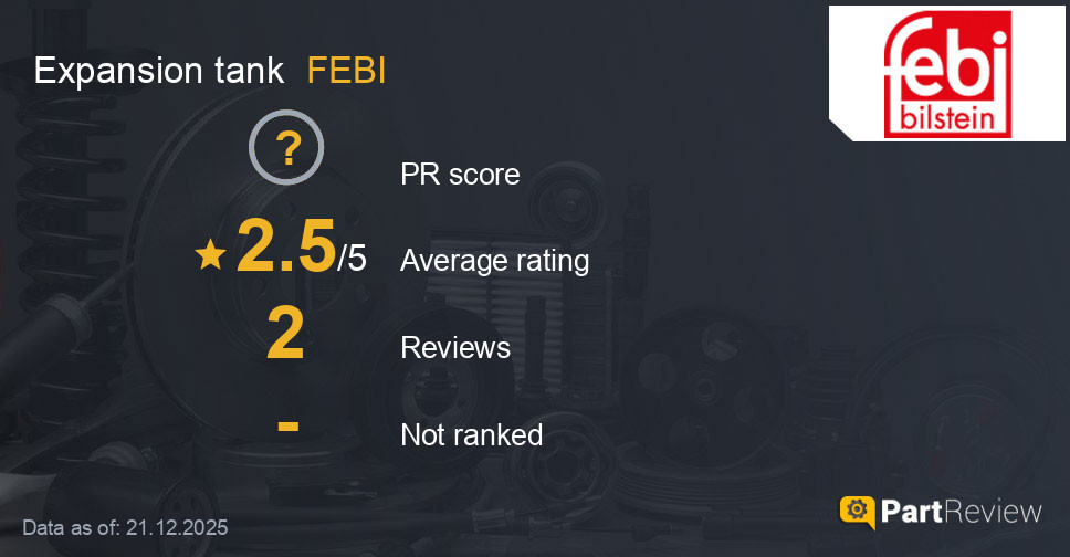 Reviews of FEBI expansion tank