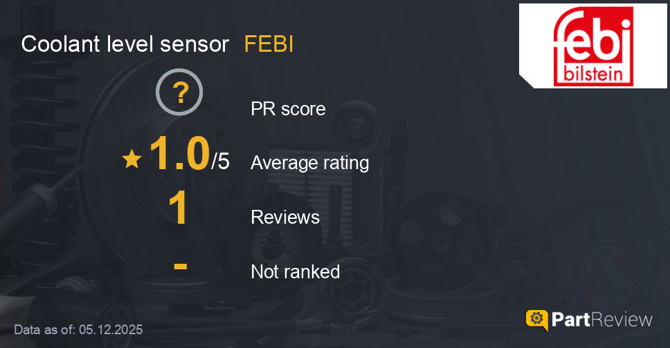 Reviews of FEBI coolant level sensor