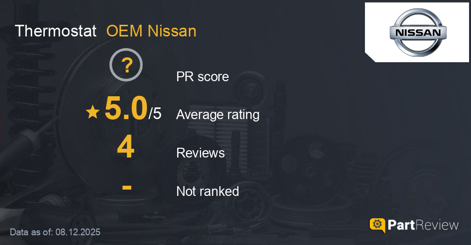 Reviews of OEM Nissan thermostat