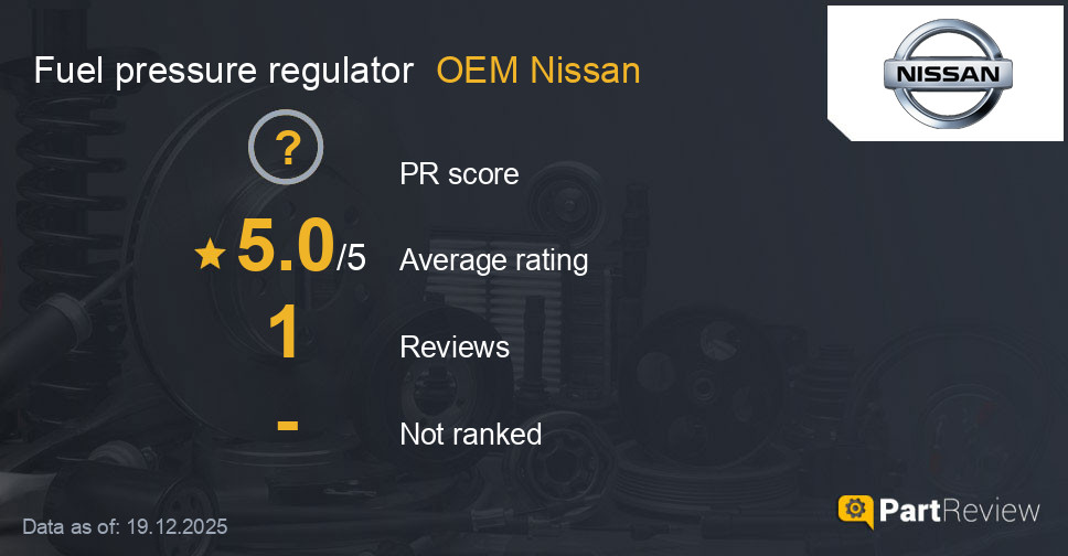 Reviews of OEM Nissan fuel pressure regulator