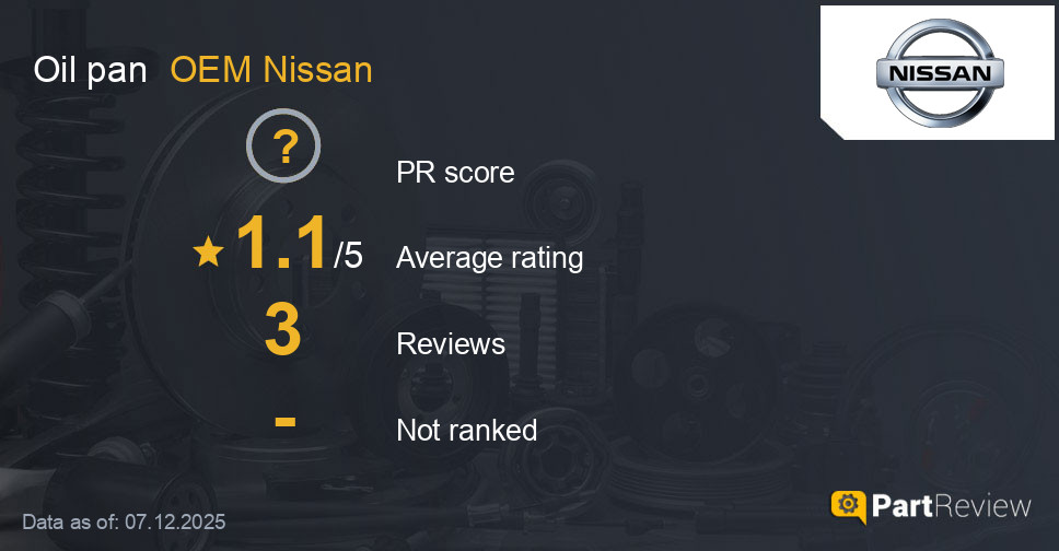 Reviews of OEM Nissan oil pan