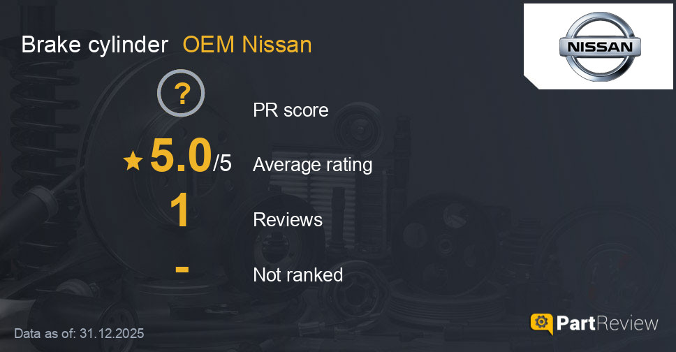Reviews of OEM Nissan brake cylinder