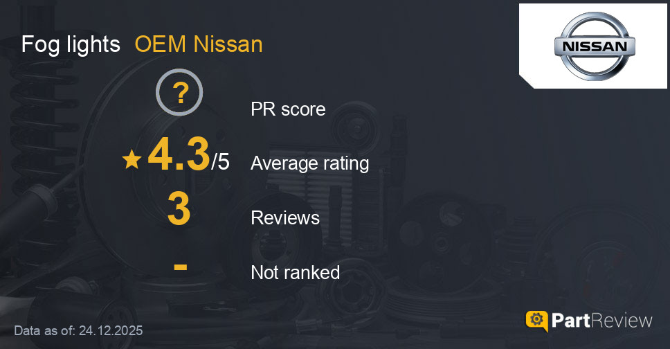 Reviews of OEM Nissan fog lights