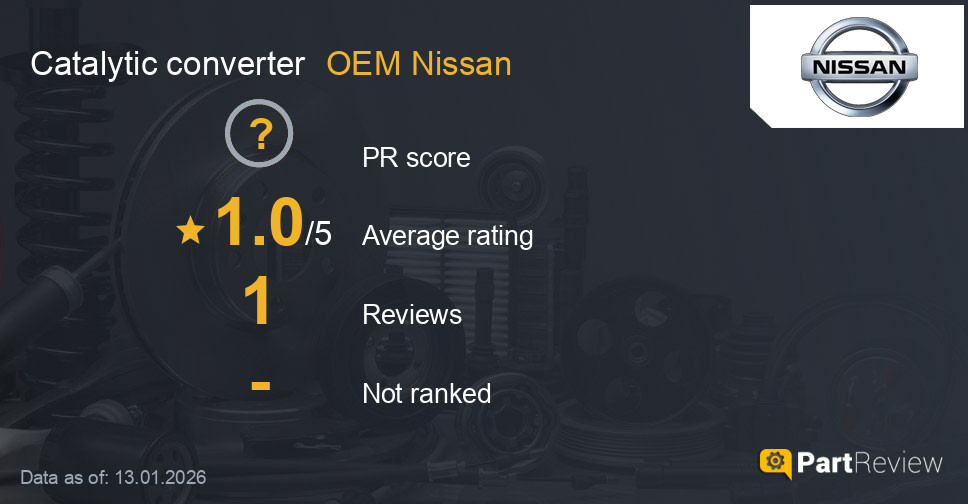 Reviews of OEM Nissan catalytic converter
