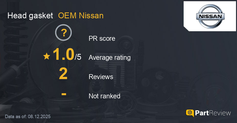 Reviews of OEM Nissan head gasket