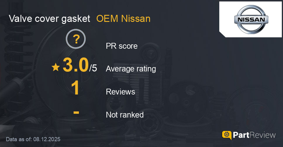 Reviews of OEM Nissan valve cover gasket