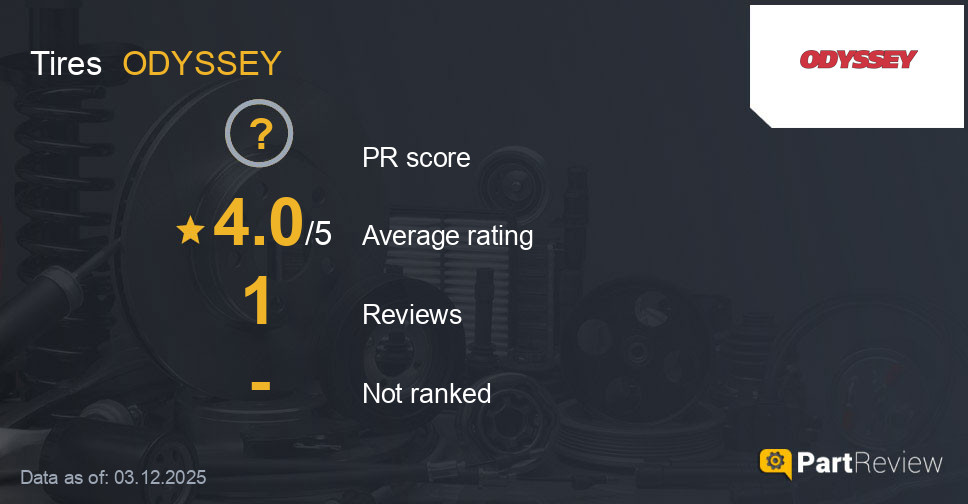 Reviews of ODYSSEY tires