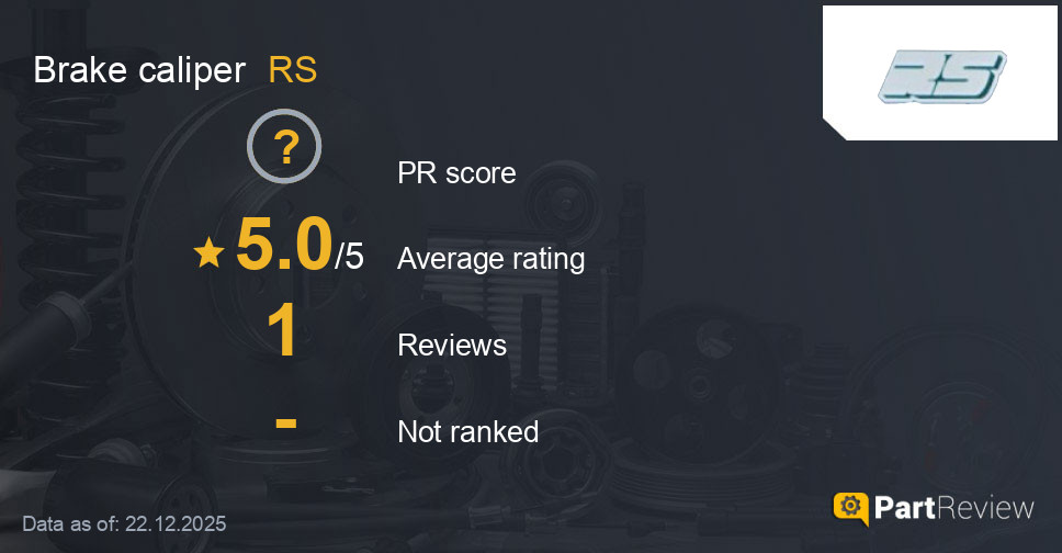 Reviews of RS brake caliper