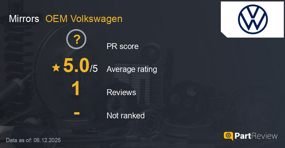 Reviews of OEM Volkswagen mirrors