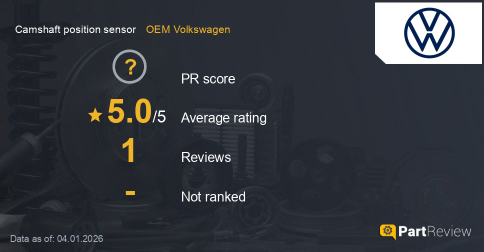 Reviews of OEM Volkswagen camshaft position sensor
