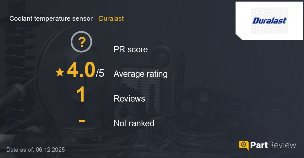 Reviews of Duralast coolant temperature sensor