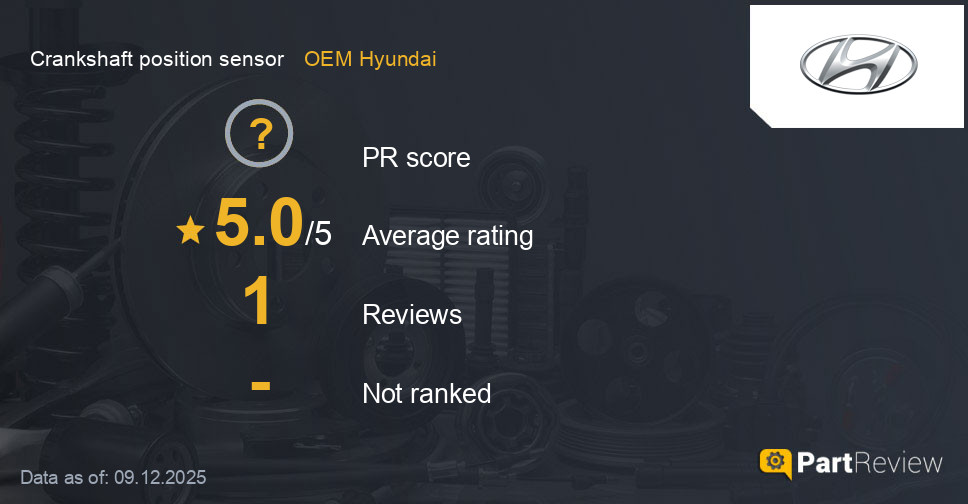 Reviews of OEM Hyundai crankshaft position sensor