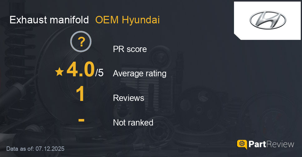 Reviews of OEM Hyundai exhaust manifold
