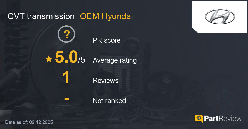 Reviews of OEM Hyundai CVT transmission