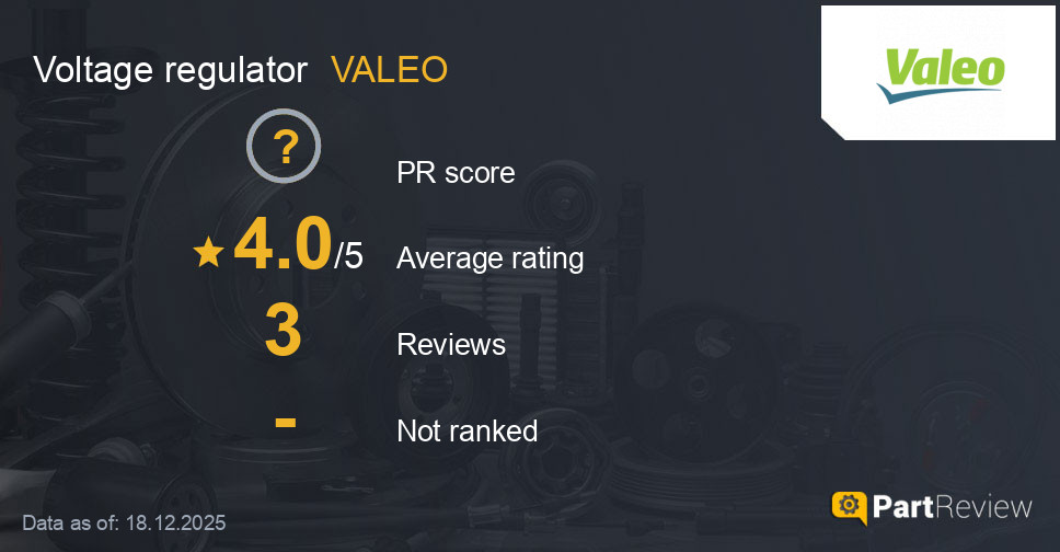 Reviews of VALEO voltage regulator