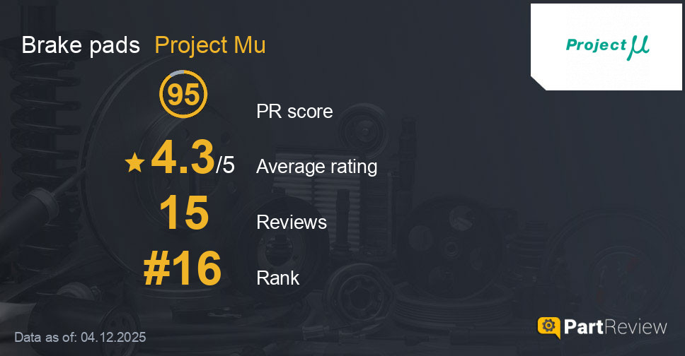 Reviews of Project Mu brake pads