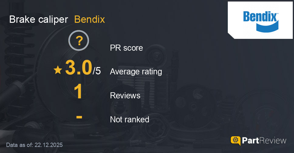 Reviews of Bendix brake caliper