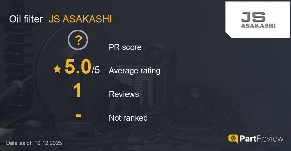 Reviews of JS ASAKASHI oil filter