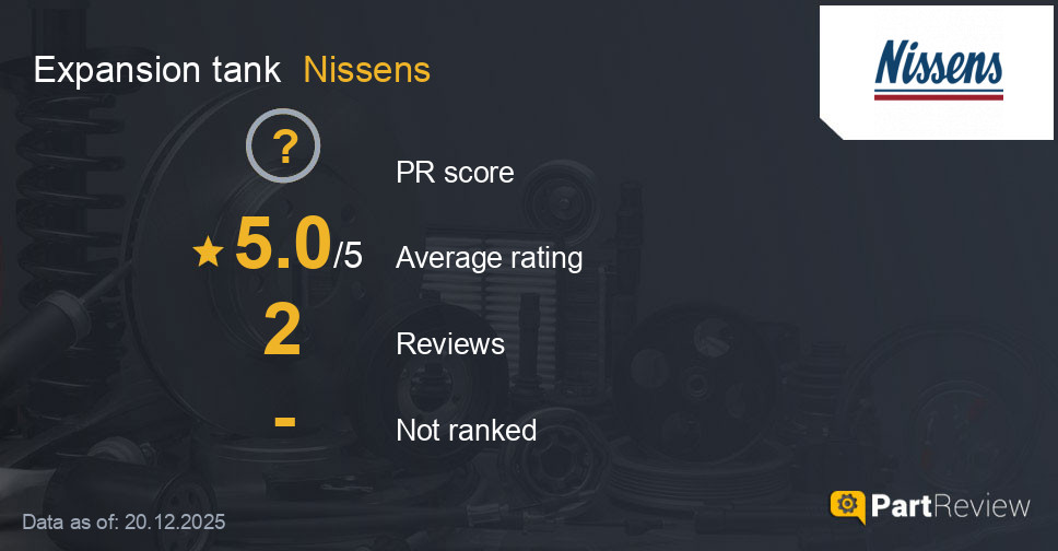 Reviews of Nissens expansion tank
