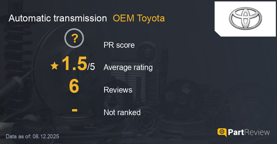 Reviews of OEM Toyota automatic transmission