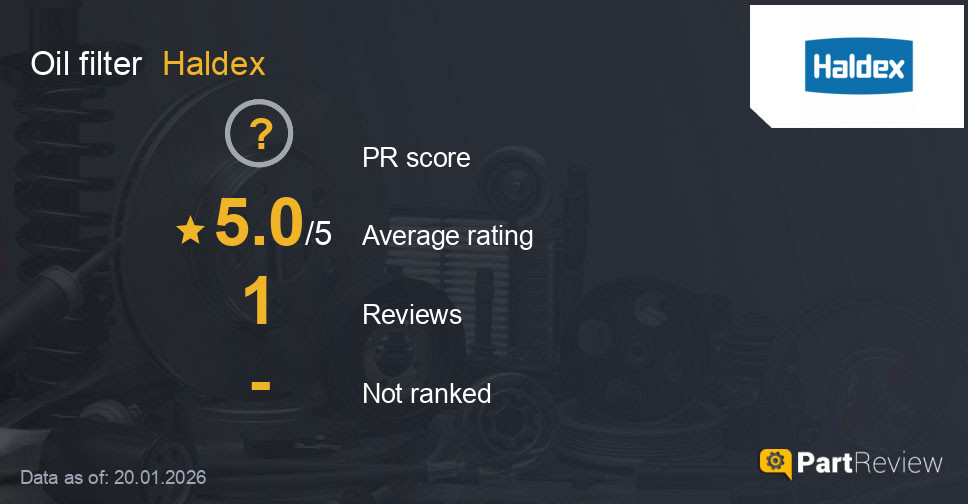 Reviews of Haldex oil filter