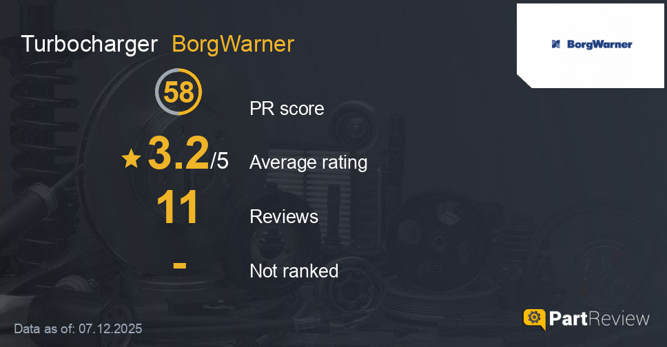 Reviews of BorgWarner turbocharger