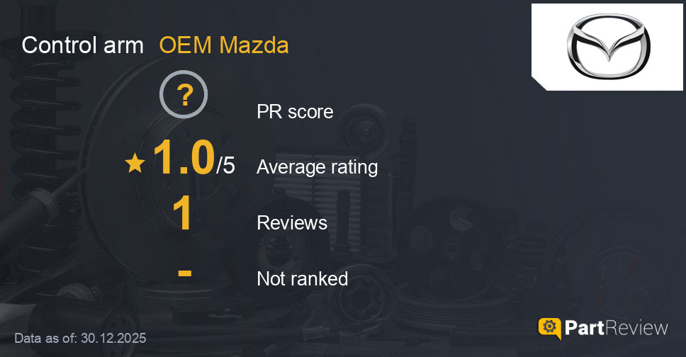 Reviews of OEM Mazda control arm
