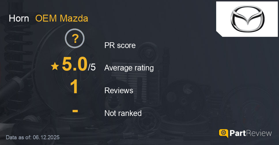Reviews of OEM Mazda horn