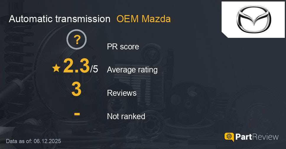 Reviews of OEM Mazda automatic transmission